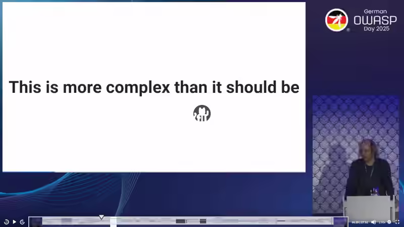 Preview OWASP talk video recording